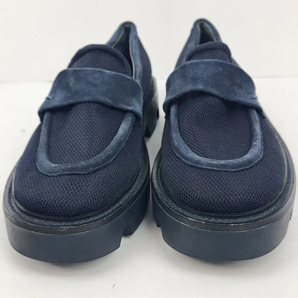 Franco Sarto Ream Women's Shoes Platform Size 5.5 M Navy Blue